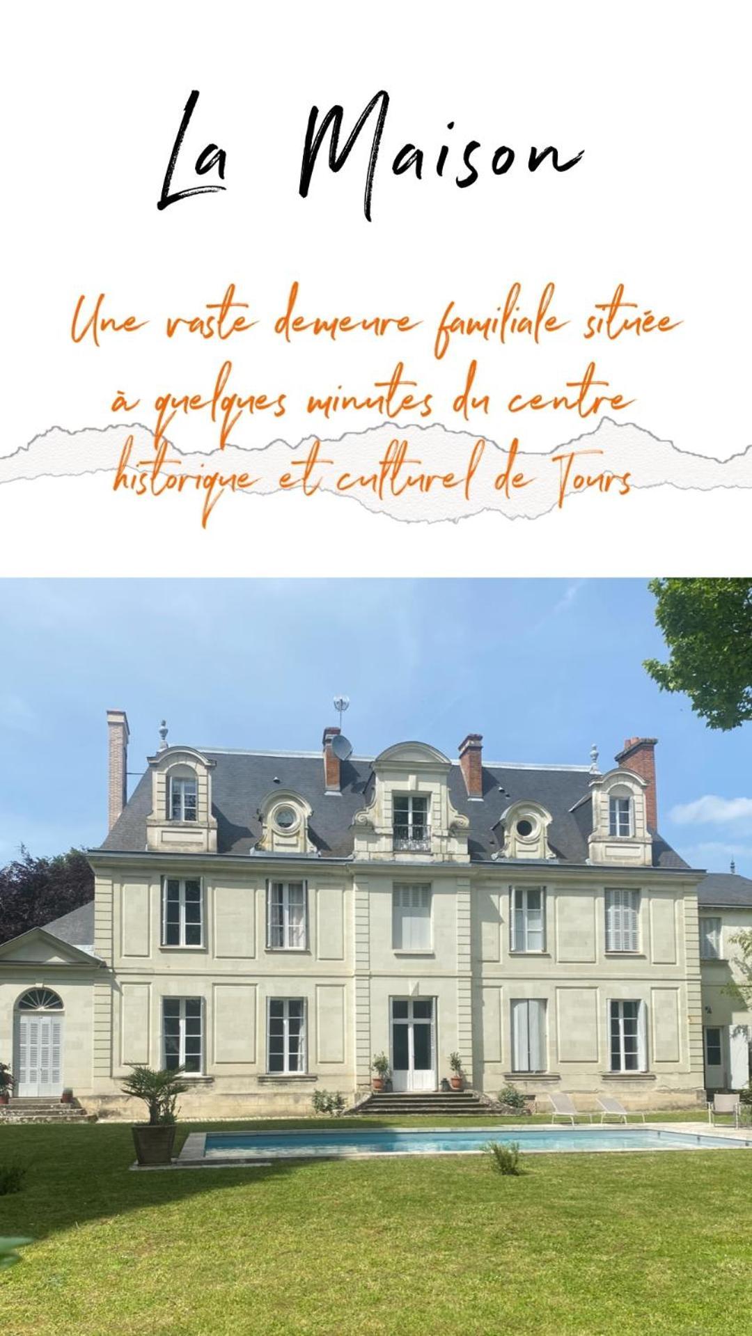 La Grande Carree Bed & Breakfast Saint-Cyr-sur-Loire Exterior foto